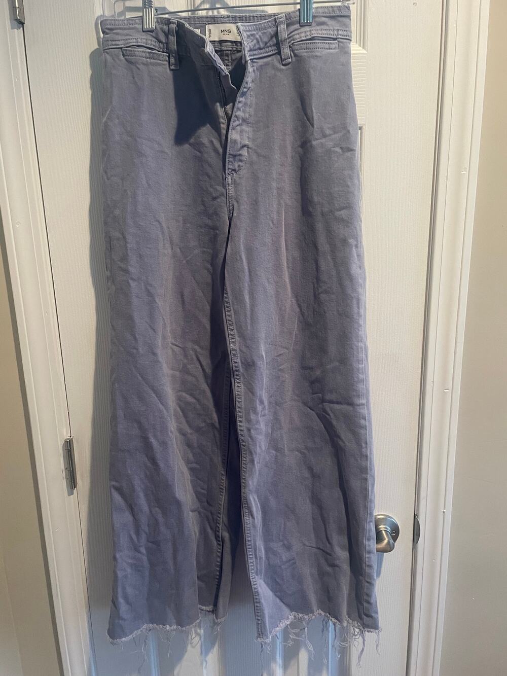MSG (Women's Grey and Silver Jeans) DENIM Catherine size 6